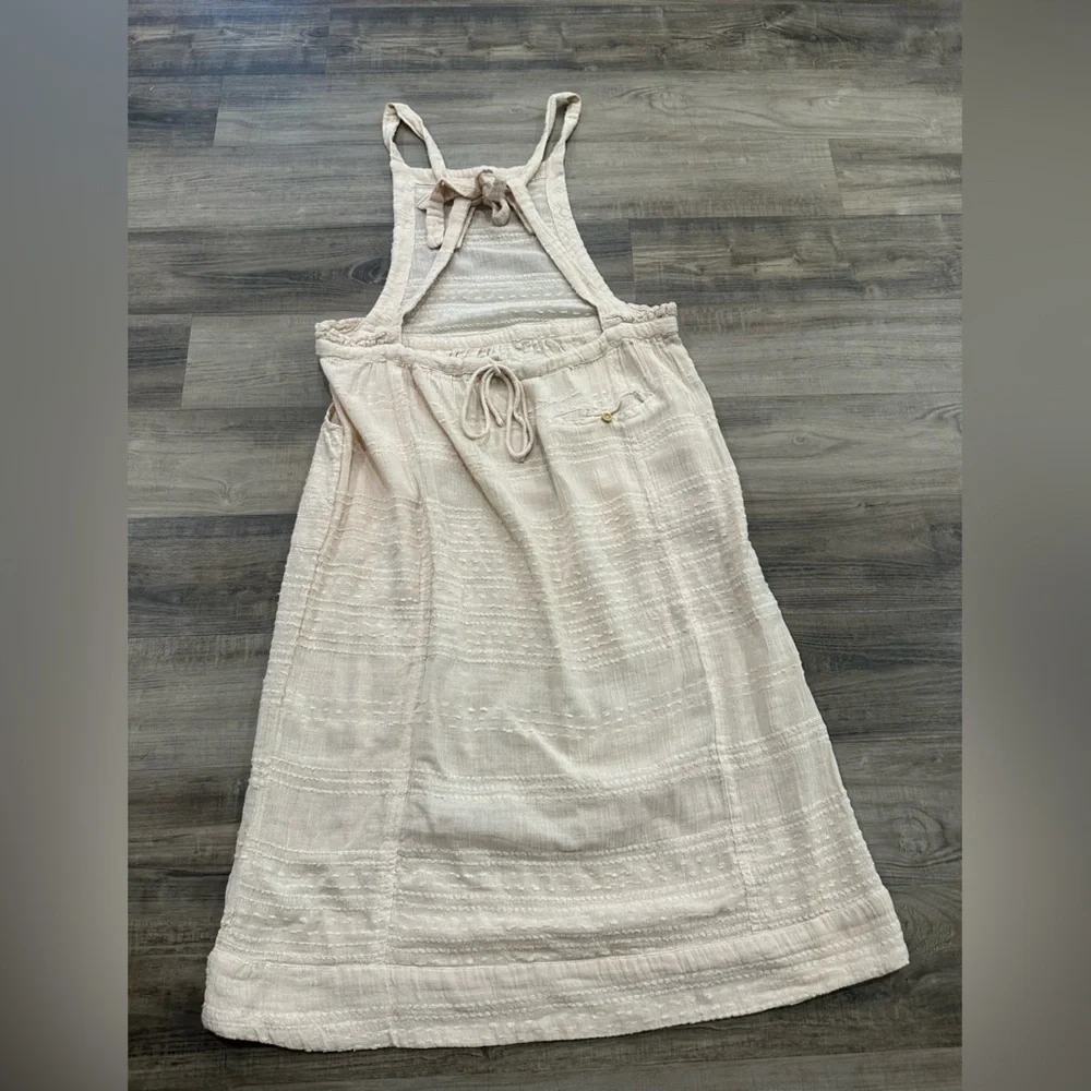 Free People Good For The Soul Pinafore Midi Dress - Picture 4 of 8